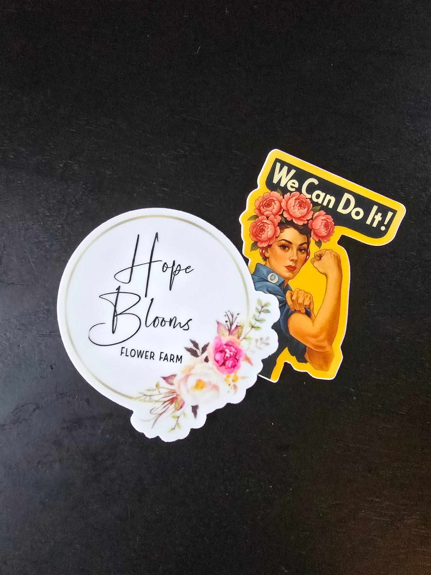 Hope Blooms Water Bottle Sticker