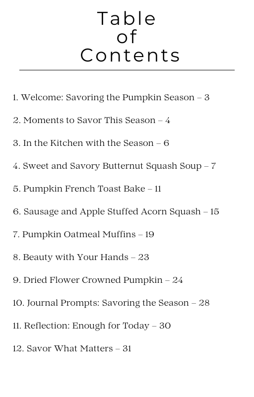 Savoring the Seasons: Pumpkins